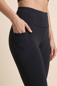 Zelocity Quick Dry Gym Leggings - Black Beauty — thumbnail 6